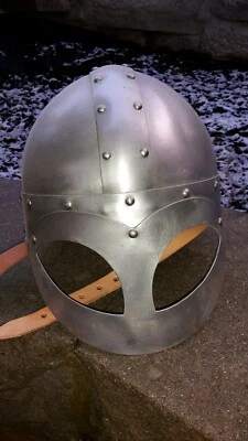 Nasalhelm Ritterhelm Ritterrüstung komplett tragbar Topfhelm Helm Rüstungsteil - Bild 1 von 4