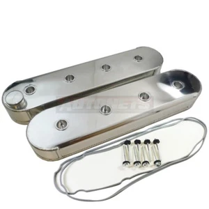 Polished Fabricated Aluminum LS1 LS2 LS6 LS7 L92 Valve Cover No Coil Mount Chevy - Foto 1 di 2