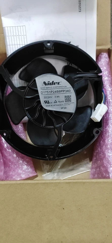 1pc for NIDEC Fan D1751U24B8PP340 DC 24V 3.4A 4-wire 17251 17CM cooling fan - Image 1 of 1