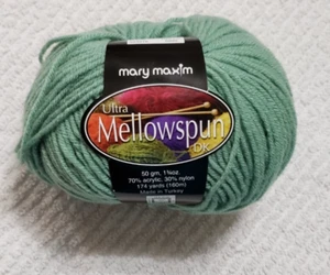 Mary Maxim Ultra Mellowspun DK Color Light Aqua 1 3/4 oz 174 Jahre 70 % Acryl 30 % - Bild 1 von 1