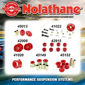 Front Nolathane Suspension Bush Kit for FORD CORTINA MK3 MK4 MK5 6CYL 1968-1982 - Picture 1 of 3
