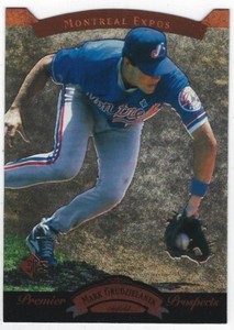 1995 UPPER DECK SP MARK GRUDZIELANEK PREMIER PROSPECTS-DIE CUT RC #7 EXPOS