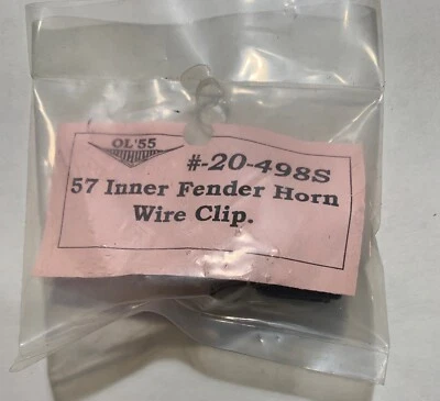 Chevy 1957 guardabarros interior bocina clips de alambre EE. UU. Foto 1 de 2