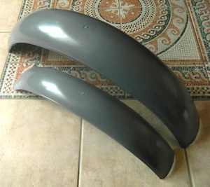 TRIALS MUDGUARDS PLASTIC GREY FULL LENGTH REAR 18inch 21inch CLASSIC TWIN SHOCK - Picture 1 of 1