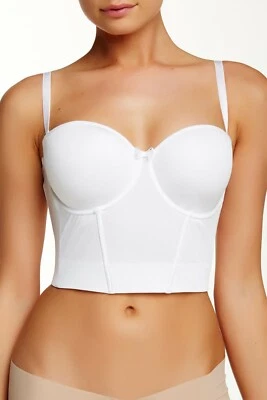 Bustier Le Mystere Soiree espalda baja blanco sin correas 4556 talla 36D Foto 1 de 3
