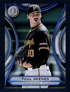 2025 Topps Tribute Blue Parallel Base - PAUL SKENES (Topps MLB scheda digitale colorata - Foto 1 di 1