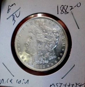 MORGAN SILBER DOLLAR 1882 O GEM BU MS++++++ BLAZING FROSTY WHITE BESSERES DATUM - Bild 1 von 4