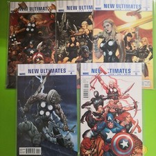 5 x Marvel Comics New Ultimates #1 #2 #3 #4 #5 #1-5 2010 Complete VF+ / NM / UR