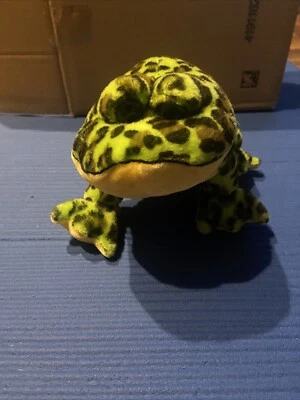 Ganz Webkinz Bullfrog Plush Stuffed Toy Green Frog HM114 No Code - Image 1 of 2