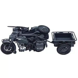 15cm 1/24 WWII German Army For BMW R75 1939-1945 motorcycle Model Collection - Picture 1 of 10