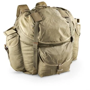 Zaino austriaco grigio oliva esercito surplus borsa verde militare confezione Alice - Foto 1 di 5
