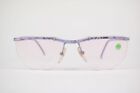 Vintage Nouvelle Ligne Nl 1141-2 Col. 02 56 16 140 Purple Half Rim Glasses Nos