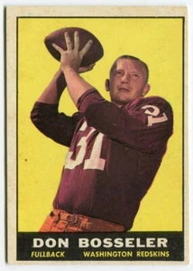 1961 Topps #125 Don Bosseler Washington Redskins - Picture 1 of 2