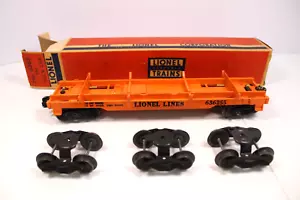 NEW IN BOX EXCELLENT ANTIQUE LIONEL TRAIN MODEL 6362 RAIL TRUCK VINTAGE CAR - Picture 1 of 6