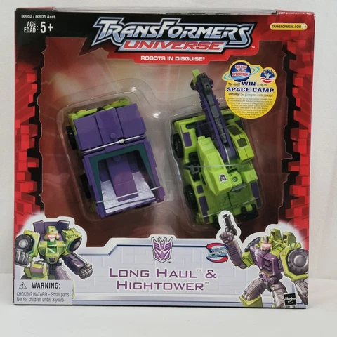 Transformers RID Universe Constructicons Long Haul & Hightower Figure Set Cover
