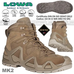 Anfibi Scarpe LOWA Zephyr MK2 GTX MID Scarponcini Goretex Impermeabili COYOTE OP - Imagen 1 de 2