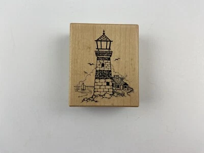 Faro psx goma madera sello tarjeta hacer álbumes de recortes papel manualidades Foto 1 de 4