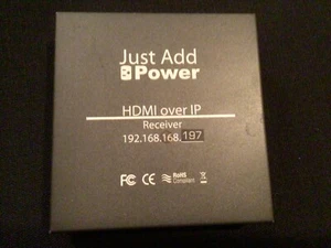 Just Add Power HDMI Over IP Receiver 192 168 168 197 - Picture 1 of 4