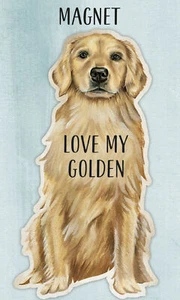 Magnet - Love My Golden Retriever Memo holder - Picture 1 of 1