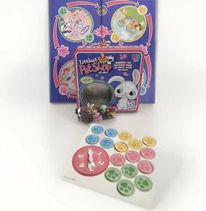 2007 Littlest Pet Shop LPS Board Game In FRENCH W/ 5 Bobblin' Head Pets RARE - Picture 1 of 12