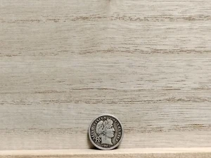 Moneda de plata de Estados Unidos 1914 D Barber Dime - Imagen 1 de 8