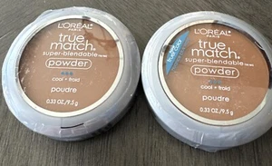 L'oreal True Match Super Blendable Powder C7 Nut Brown 0.33oz lot of 2 - Picture 1 of 5