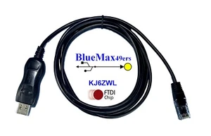 Cable de programación USB FTDI TM8000 TM8100 TM8200 TM9100 TM9100 TM9300 TAIT 8 pines - Imagen 1 de 3