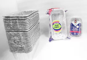 Aluminum LOAF PANS EZ Foil, Mixed Lot Vintage 36 + (Baking Disposable Reuse) - Picture 1 of 2