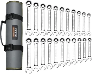 22 Pcs Ratcheting Wrench Set New Combination Ratchet Wrenches Set for Car Repair - Picture 1 of 12