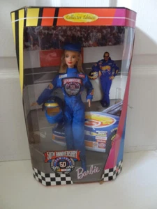 Barbie 50th Anniversary Nascar Doll 1948-1998 New in Box. - Picture 1 of 6