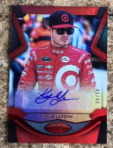2016 Panini Certified Signatures Kyle Larson #KL Red #’D 49/49 🔥🔥