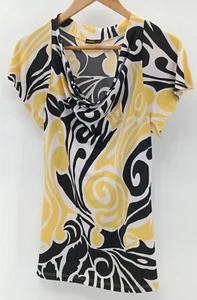 Georgiou Studio Blouse Top Scoop Neck Flare Sleeve Pullover - Picture 1 of 8