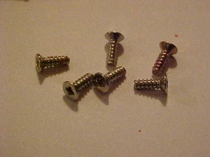 Slot car Body Screws,6eaHO1/431/321/24 6mm thread long,4mm taper tip - Picture 1 of 2