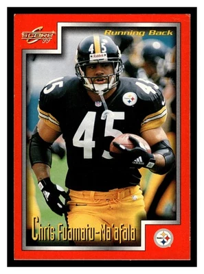 Chris Fuamatu-Ma'afala #111 1999 Score Pittsburgh Steelers - Image 1 of 2