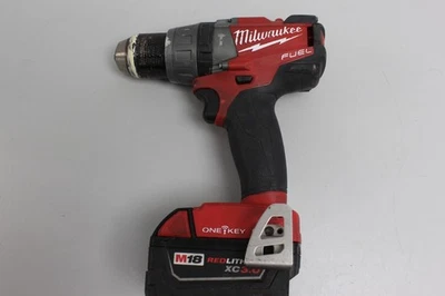 Milwaukee 2706-20 18V Cordless Hammer Drill - Red Tool Only - Image 1 of 4