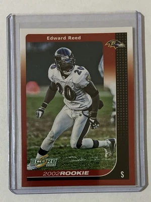 2002 Score - 2002 Rookie Ed Reed #324 (RC) - Image 1 of 2