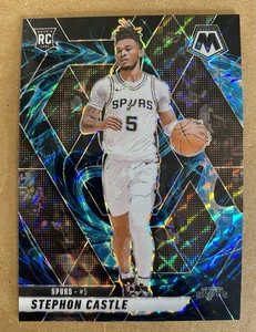 2024-25 Mosaic Stephon Castle RC Genesis Prizm Custodia Hit # 236 - Foto 1 di 2