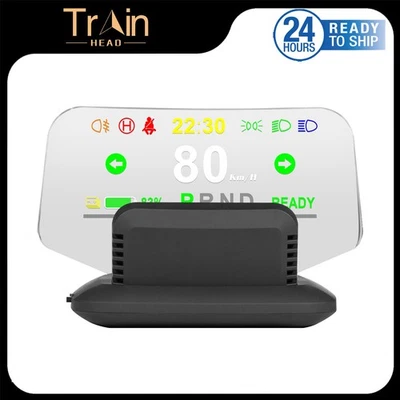 Pantalla GPS Velocímetro Coche HUD Head Up Display Para Tesla Modelo 3 Modelo Y Foto 1 de 4