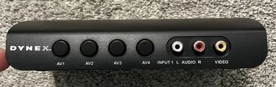 Dynex Audio Video Selector Switch Box for RCA or S-Video connect Model DX-VS201A - Image 1 of 4