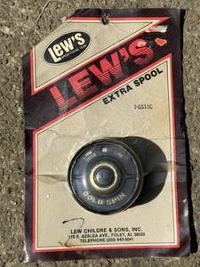 Lew's Extra Spool PGS11C New for Speed Spin Gold Spin-1 Sealed Graphite - Picture 1 of 7
