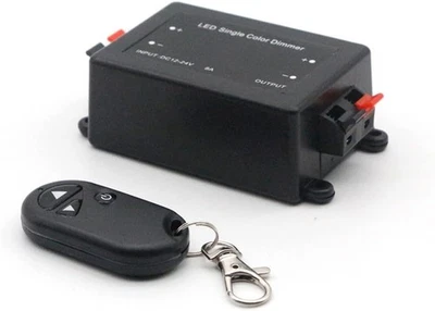 RF 3Keys LED Dimmer DC 12V 24V 8A RF Wireless Remote for 2835 5050 Single Color - Image 1 of 4