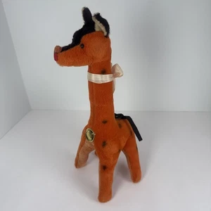 Juguete de peluche de jirafa vintage A.D. Sutton & Sons 1965 Japón 12,5" de alto - Imagen 1 de 12