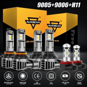 For Toyota Corolla 2009 2010 2011-2013 AUXBEAM LED Headlight High Low Fog Lights - Picture 1 of 12