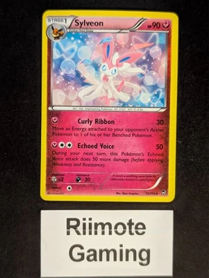 Sylveon 72/111 XY Furious Fists Cracked Ice Holo Rare Holofoil Lightly Played - Image 1 of 2