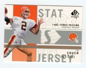 2001 SP Authentic Stat Maglie /1483 Tim Couch #SP-TC - Foto 1 di 2