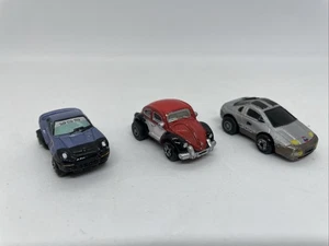 Galoob 1990 Micro Machines 3 Cars Motorized Snap Backs #2 Complete Works - Picture 1 of 9