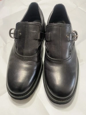 Zapatos de Cuero Giorgio Armani Negros Talla 9 Italia (10 EE. UU.) Foto 1 de 4
