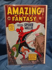 WHYNOT?! WILLIE ELIZARREZ AMAZING FANTASY SPIDER-WILLIE LTD 10/50 TOPSHELF COMIC - Picture 1 of 6