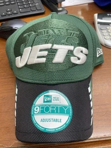 New Era 9fortyMen Women Cap New York Jets Green Black Color Snapback Hat - Picture 1 of 4