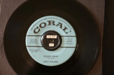 TERRY NOLAND "SUGAR DROP" 1961 ROCKER/TEEN ON CORAL (PROMO) (M-) LISTEN! Foto 1 de 2